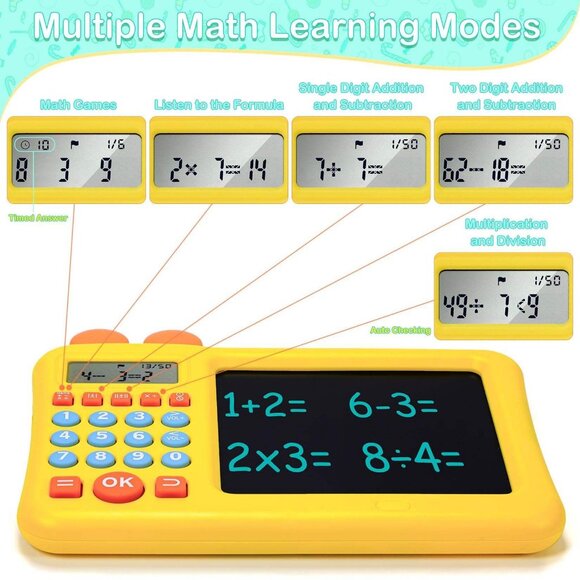 Interactive Electronic Math Game with Sketch Pad Educational Math Learning Games - Picture 4 of 14